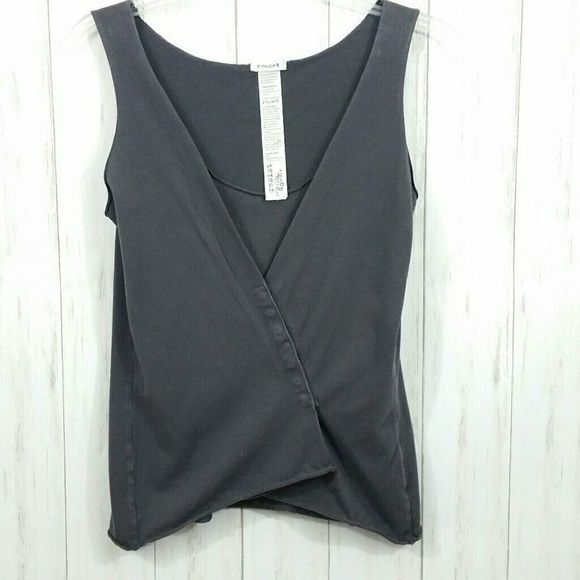 Re.set Snap Button GothTank Top Size 46 - Picture 2 of 8